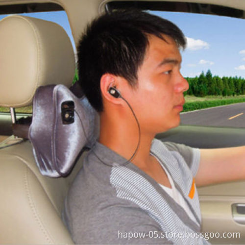 OEM popular Bluetooth car pillow, car headrest pillow